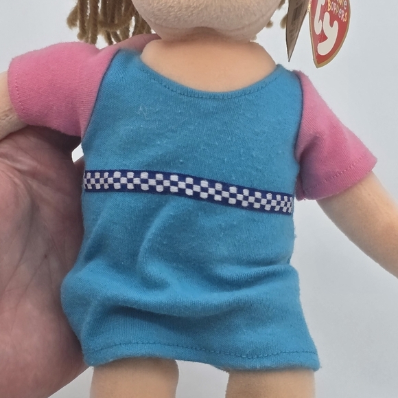 Vintage 2001 Ty Beanie Boppers Bubbly Betty with Tag Soft Plush Doll - Picture 8 of 10